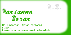 marianna morar business card