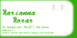 marianna morar business card